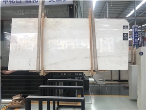 China Cartier White Marble Slab Wall Floor Tiles