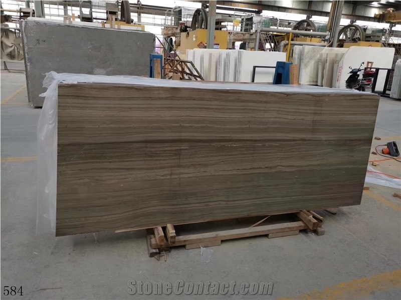 China Coffee Wooden Marble Slab Wall Floor Tiles
