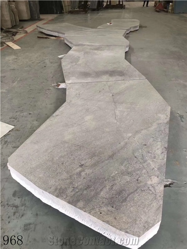 China Multicolor Ash Marble Slab Tiles