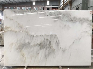 China Painting Landscape White Marble