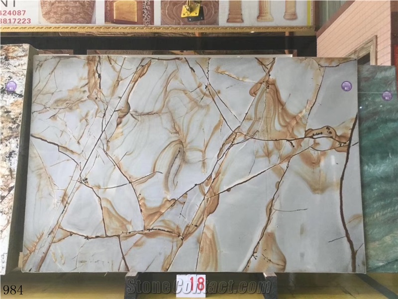 China Roman Impression Marble Slab Wall Tiles