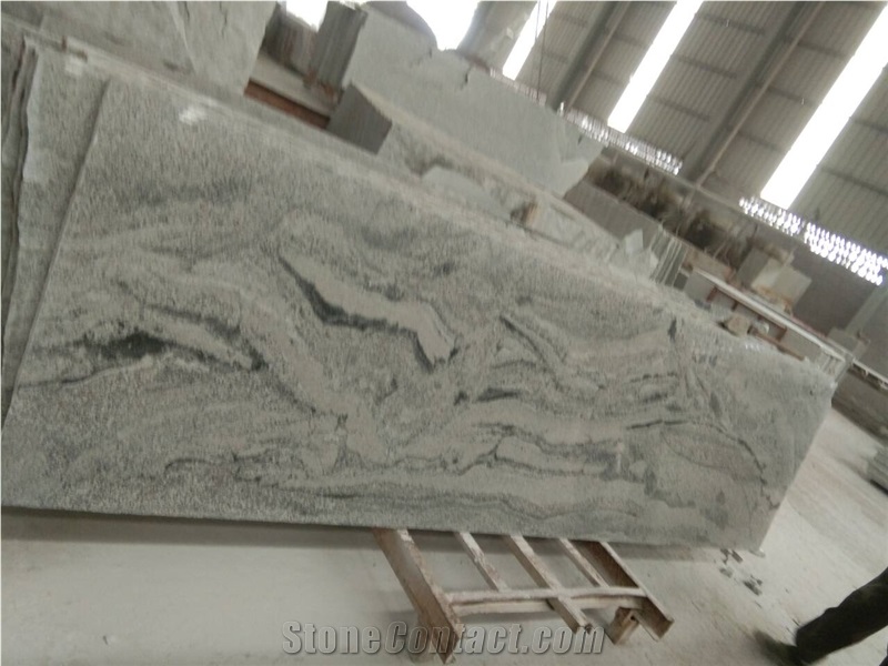 China Viscount White Grey Granite Small Slab