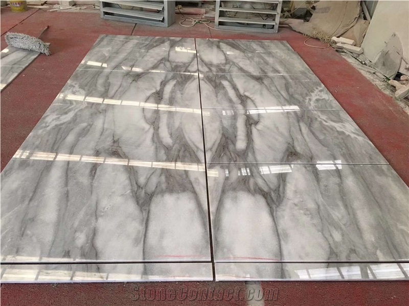 Cloudy Grey Marble for Floor Installation
