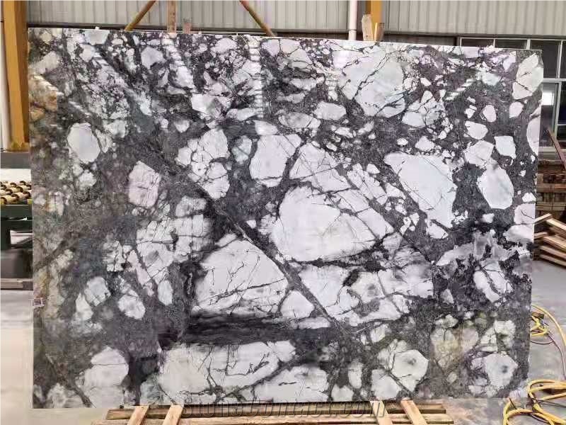 Cold Snow River Marble, Invisible Grey Marble