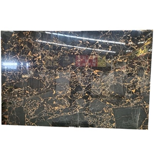 Competitive Price Polished Athens Portoro Marble