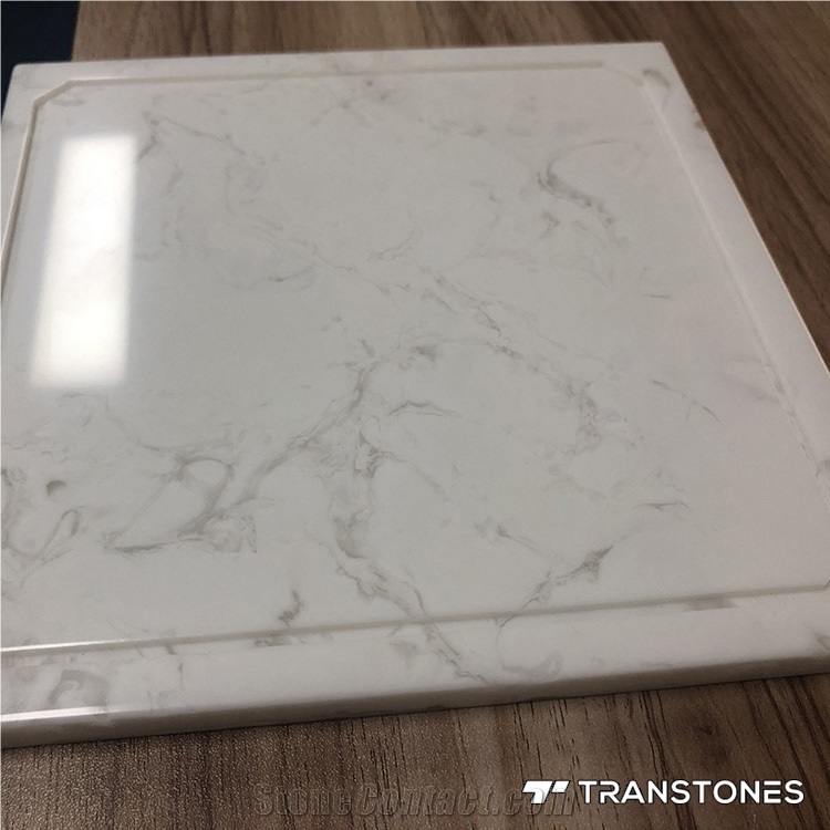 Customized Polished Faux Alabaster Wall Panel