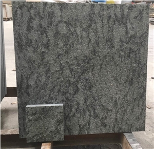 Cut Into Size Green Grey Granite Tiles