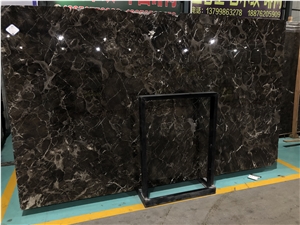 Dark Emperador Marble Polished Slabs