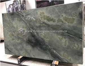 Dream Peacock Green Marble Slabs,Tiles for Wall