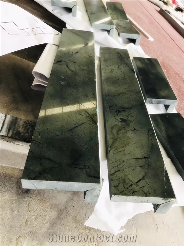 Factory Direct Green Marble Steps&Thresholds