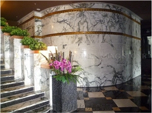 Fantasy Green Marble for Stairs, Marble Spiral Staircase