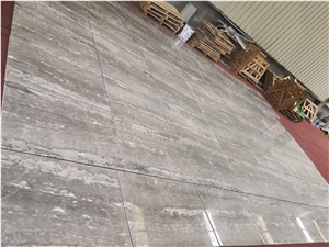 Grey Wooden Marble Big Slab Flooring Tile