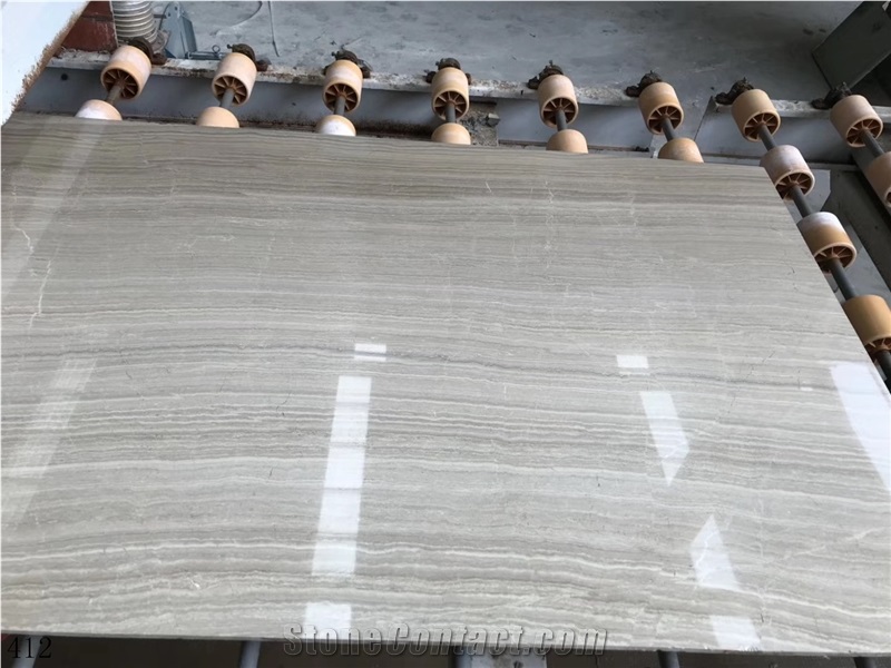 Italy Serpeggiante Marble Beige Wooden Stone Slabs