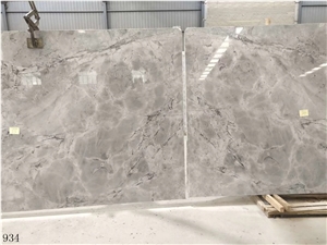 Italy Silver Statuario Marble Slab Wall Floor Tile