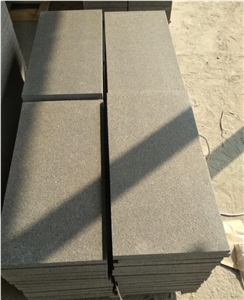 Ken Black Granite Falmed Tiles