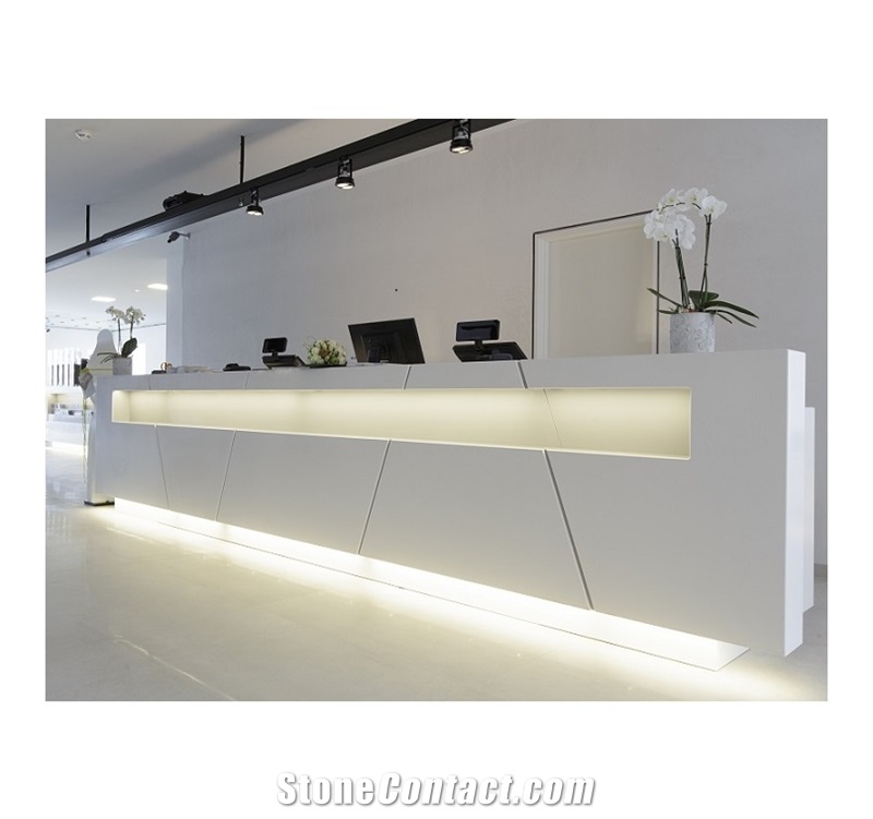 Led Spa Front Counter Office Reception Desk