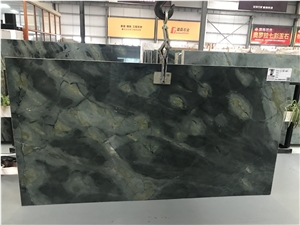 Light Green Marble Forest Granite Slabs