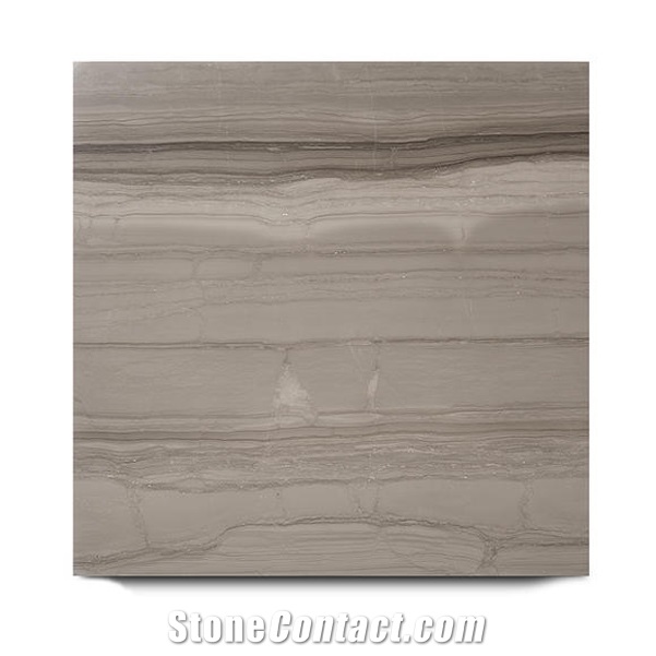 Light Grey Wooden Marble Tile, Chenille Limestone