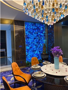 Luxury Backlit Background Blur Agate Stone