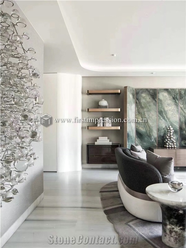 Luxury Dreaming Green Marble Slabs, Wall Tiles