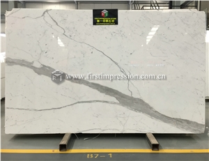 Luxury Statuario Venato White Marble Slabs,Tiles
