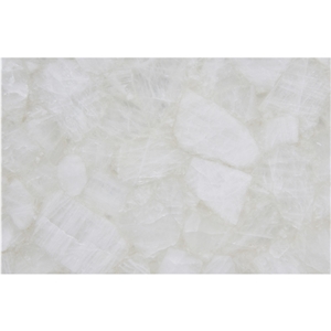 Luxury White Crystal Semiprecious Stone