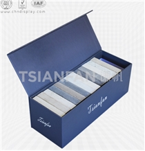 Marble Quartz Ceramic Tile Display Rack Box