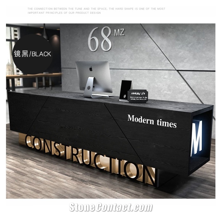 Modern Clothing Store Checkout Counter Front Desk