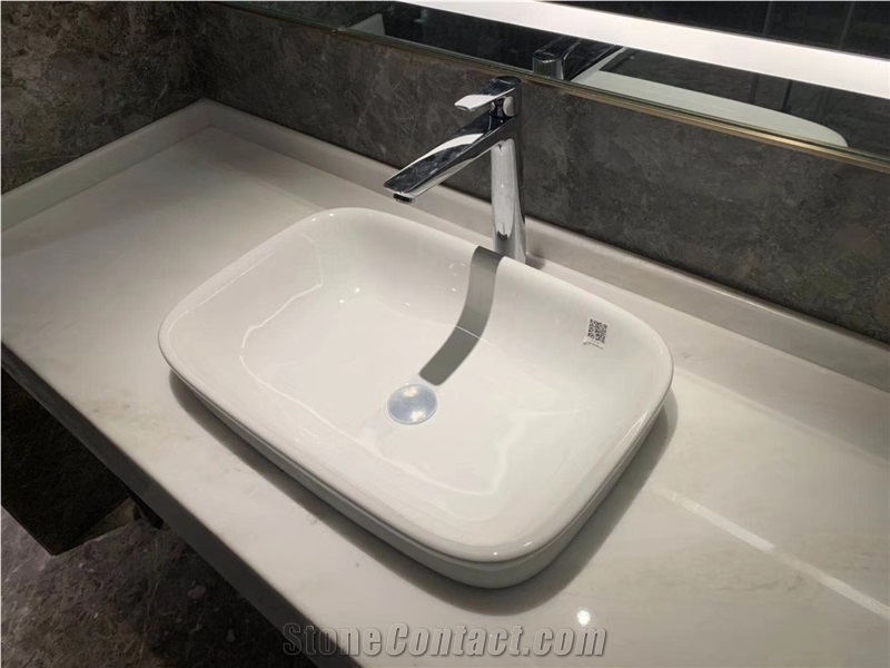 Namibia White Marble for Bathroom Countertop