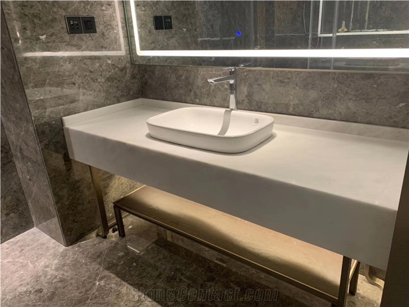 Namibia White Marble for Bathroom Countertop