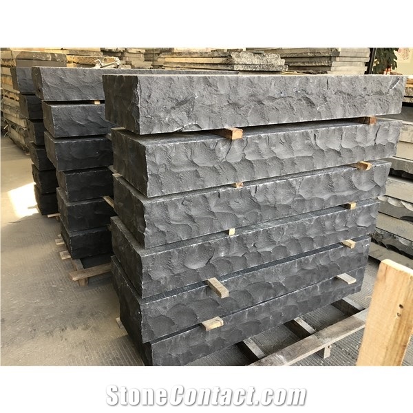 Natural Vietnam Black Granite Exotic Small Block