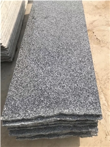 New G654 Grey Granite Flamed+Brushed Small Slab