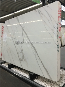 New Polished Italy Calacatta Gold Marble Slabs