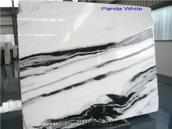 Panda White Marble with Black Grain Big Marble