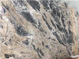Philippines Apollo Gold Mocca Marble Slabs & Tiles