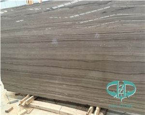 Polished China Athens Wood Grain Marble Slabs Tile