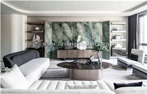 Popular Dreaming Green Marble Slabs,Tiles Wall Panel