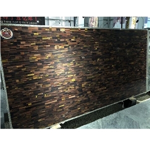 Red Tiger Eye Semiprecious Stone for Residential