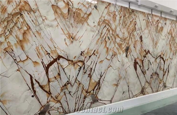 Roman Impression Yellow Marble Golden Color Marble