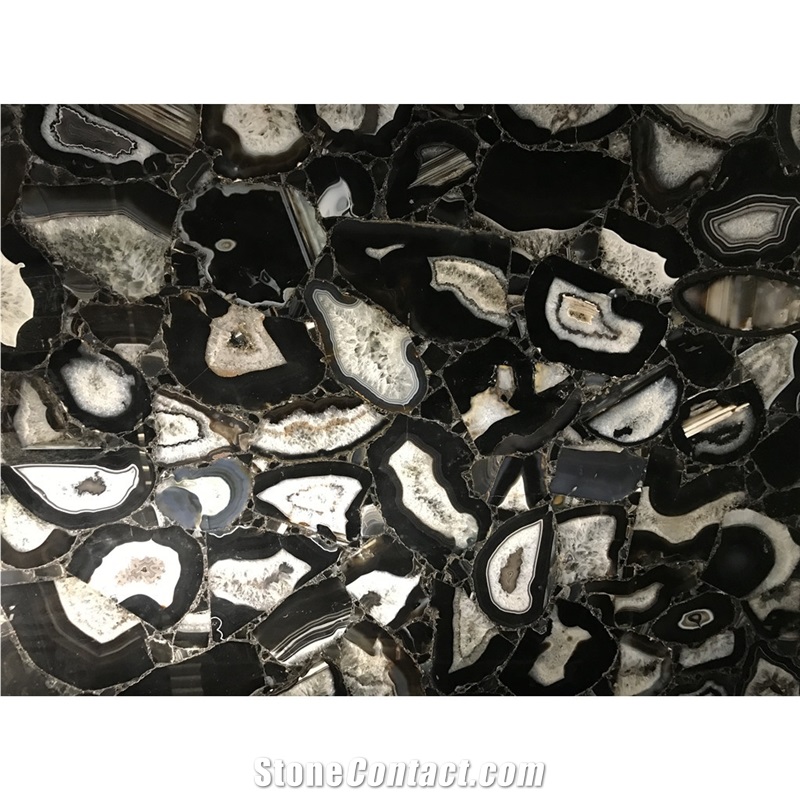 Semiprecious Stone Black Agate
