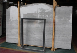 Silver Grey Wood Marble Slabs for Walling Tiles