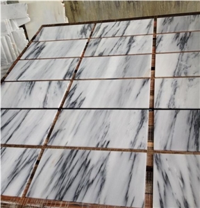 White and Black Marble Tiles for Floor and Wall