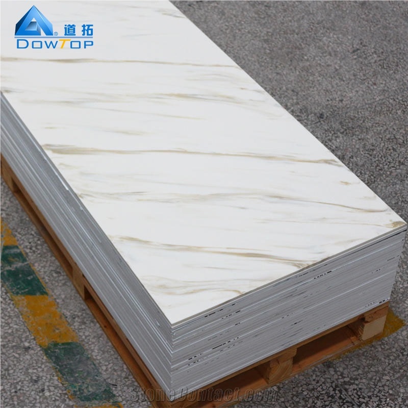 White Artificial Stone Kitchen Countertop