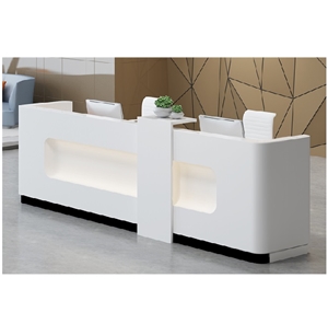 White Commercial Reception Work Top