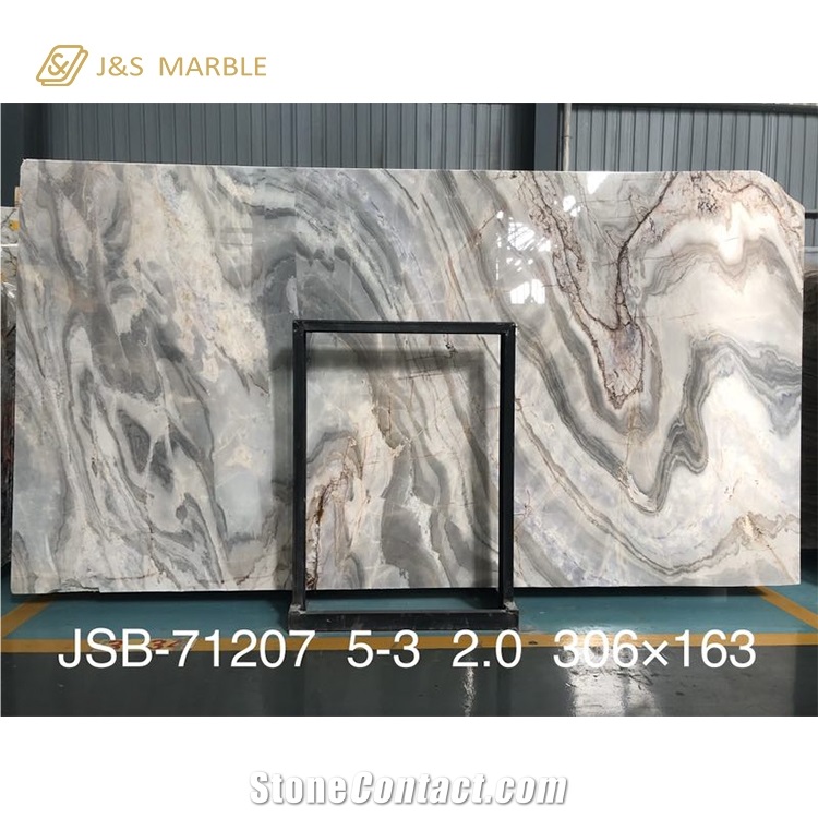Yinxun Palissandro Light Grey Marble Slabs Price