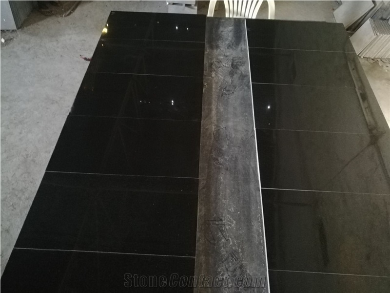 Absolute Black Granite Tiles Slabs From India Stonecontact Com