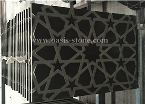 Carved Hainan Black Basalt Tile&Slab,Polished