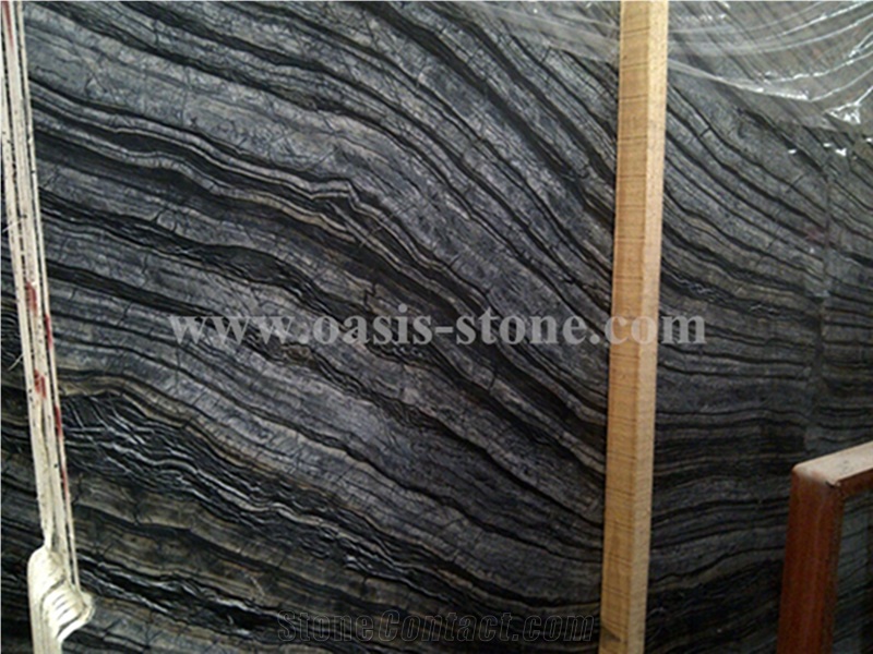 China Polished High Quality Black Forest Marble Slabs, Tiles