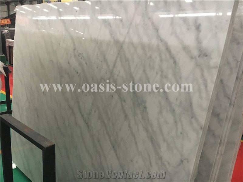 Polished China Guangxi White Marble Tile & Slab