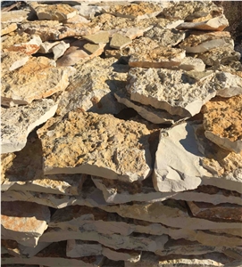 Beige Natural Limestone Landscaping Stones Flagstone